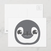 baby pinguïn briefkaart (Voorkant / Achterkant)