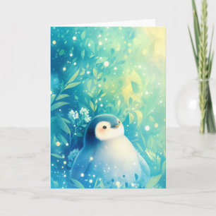 Baby Pinguïn Charme Kaart