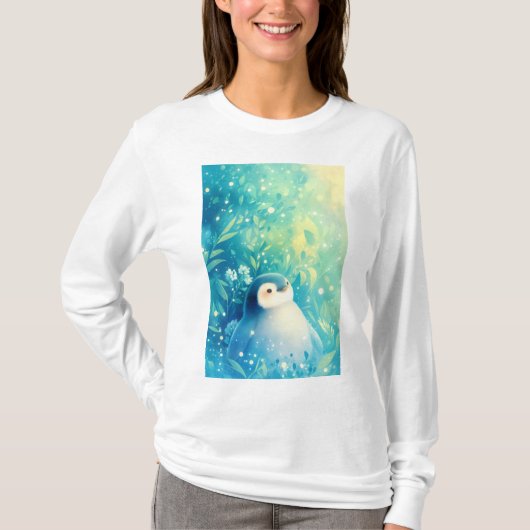 Baby Pinguïn Charme T-shirt (Voorkant)