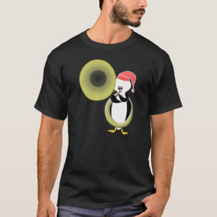 Baby Pinguïn die Tuba Speelt T-shirt
