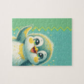 Baby Pinguïn die Zwaait Legpuzzel (Horizontaal)