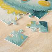 Baby Pinguïn die Zwaait Legpuzzel (Zijkant)