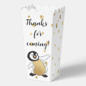 Baby Pinguïn en Moeder Baby shower Bedankdoosjes (Voorkant)