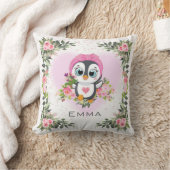 Baby Pinguïn | Gepersonaliseerd Kussen (Deken)