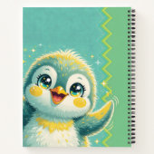 Baby Pinguïn Juicht Notitieboek (Achterkant)