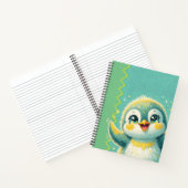 Baby Pinguïn Juicht Notitieboek (Binnen)