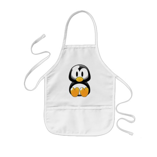 Baby_pinguïn Kinder Schort (Voorkant)