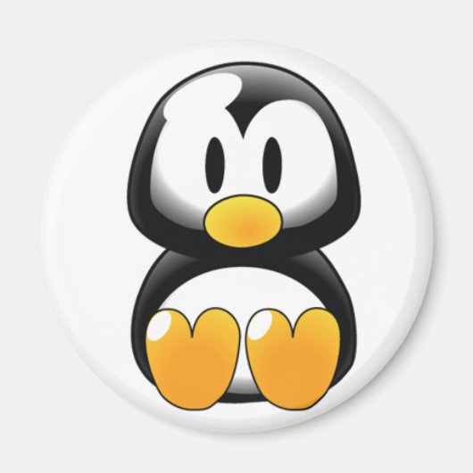 Baby_pinguïn Magneet (Voorkant)