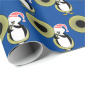 Baby pinguïn met omslagpapier cadeaupapier (Rol Hoek)