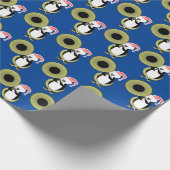Baby Pinguïn met Tuba Inpakpapier (Hoek)