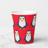 Baby Pinguïn  Papieren Bekers (Achterkant)