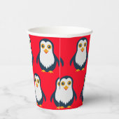 Baby Pinguïn  Papieren Bekers (Rechts)