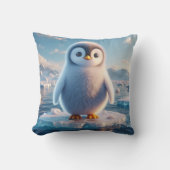 Baby pinguïn schattige vogel kussen (Voorkant)