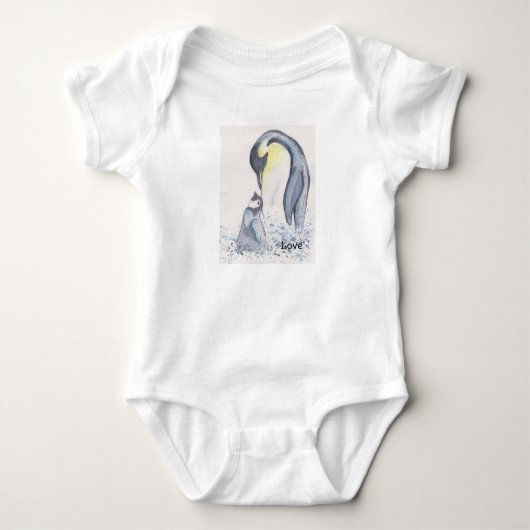 baby pinguïn shirt (Voorkant)