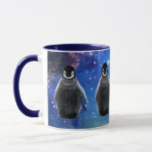 BABY PINGUÏN & STARS Wildlife Supporter Koffie Mok (Links)
