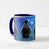 BABY PINGUÏN & STARS Wildlife Supporter Koffie Mok (Voorkant links)