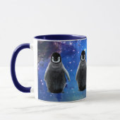 BABY PINGUÏN & STARS Wildlife Supporter Koffie Mok (Links)