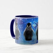 BABY PINGUÏN & STARS Wildlife Supporter Koffie Mok (Voorkant links)