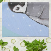 Baby pinguïn. theedoek (Gevouwen)