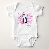 Baby Pinguïn verward | Baby Bodysuit (Voorkant)