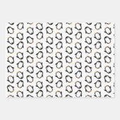 Baby pinguïns Birthday of Kerstmis Inpakpapier Vel (Voorkant 3)