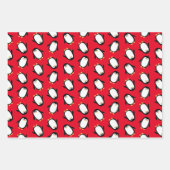 Baby pinguïns Birthday of Kerstmis Inpakpapier Vel (Voorkant 2)