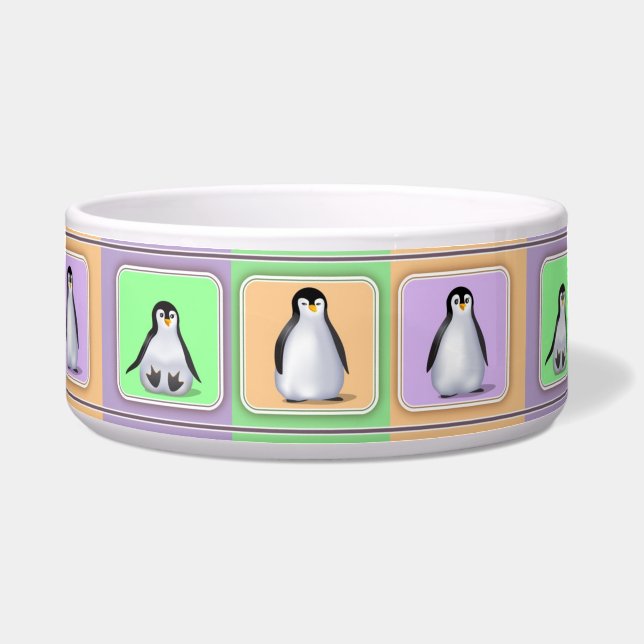 Baby pinguïns voerbakje (Voorkant)