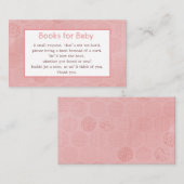 Baby Pink Books-aanvraag Informatiekaartje (Voorkant / Achterkant)