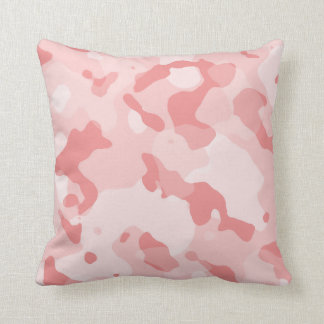 Baby Pink Camo; Camouflage Kussen