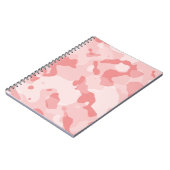 Baby Pink Camo; Camouflage Notitieboek (Linkerzijde)