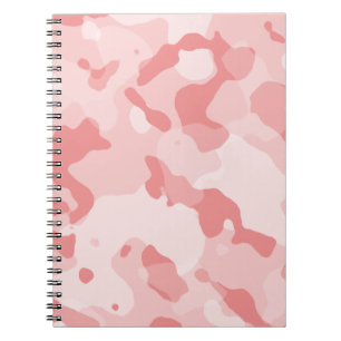 Baby Pink Camo; Camouflage Notitieboek