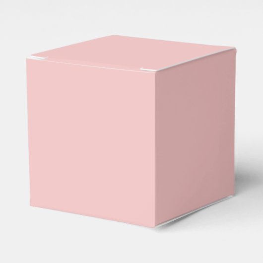Baby Pink Classic Favor Box Bedankdoosjes (Voorkant Zijde)