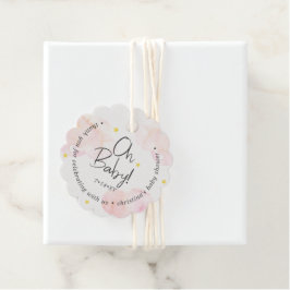 Baby Pink Clouds Oh Baby Bedankt Bedankjes Labels