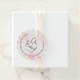 Baby Pink Clouds Oh Baby Bedankt Bedankjes Labels