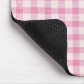 Baby Pink Gingham Muismat (Hoek)