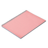 Baby Pink Gingham Notitieboek (Linkerzijde)