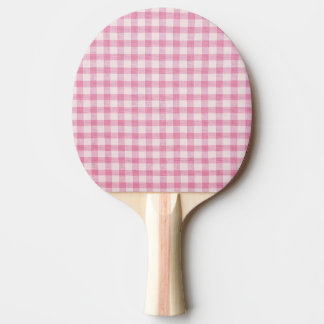 Baby Pink Gingham Tafeltennisbatje