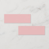 Baby Pink Mini Visitekaartje (Voorkant / Achterkant)