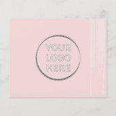 Baby Pink Simple Small Business Tips Instructions Flyer (Achterkant)