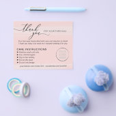 Baby Pink Simple Small Business Tips Instructions Flyer (Enkel)