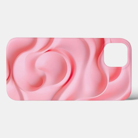 Baby Pink Soft Texture iPhone Case for Women (Achterkant (horizontaal))
