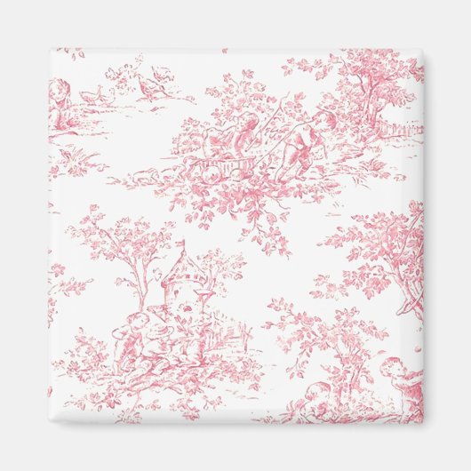 Baby Pink Toille magneet (Voorkant)