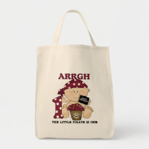 Baby Piraat 1e Verjaardag Tshirts en geschenken Tote Bag