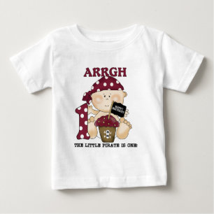 Baby Pirate 1st Birthday Tshirts en Gifts