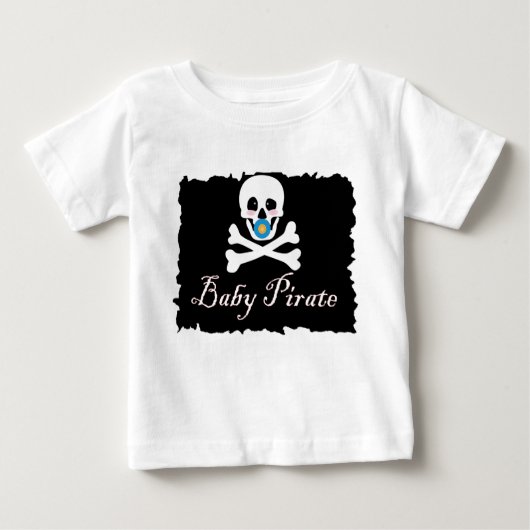 Baby Pirate Baby/Toddler T-Shirt (Voorkant)