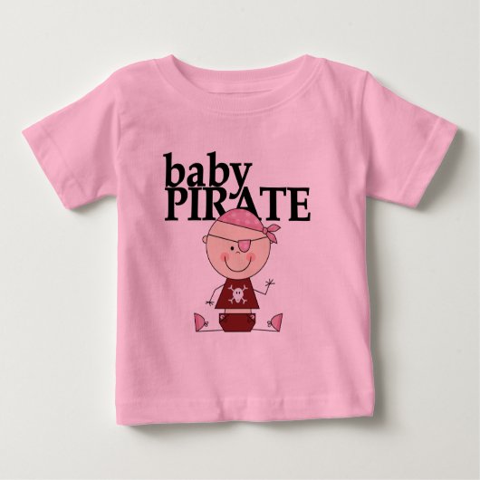 Baby Pirate - Girl Tshirts en Gifts (Voorkant)