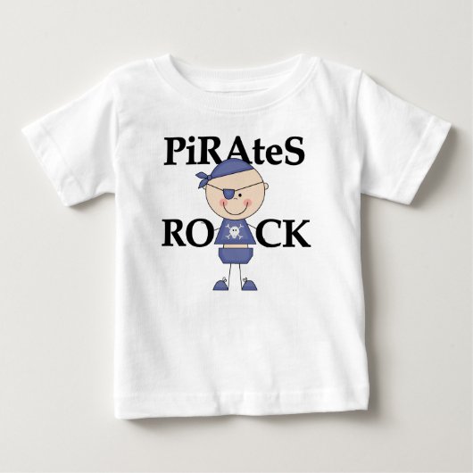 Baby Pirates Rock Tshirts en Gifts (Voorkant)