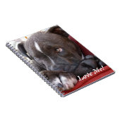 Baby Pitbull-Puppies Notitieboek (Rechterzijde)