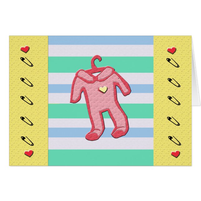 Baby PJ-kaart (Voorkant Horizontaal)