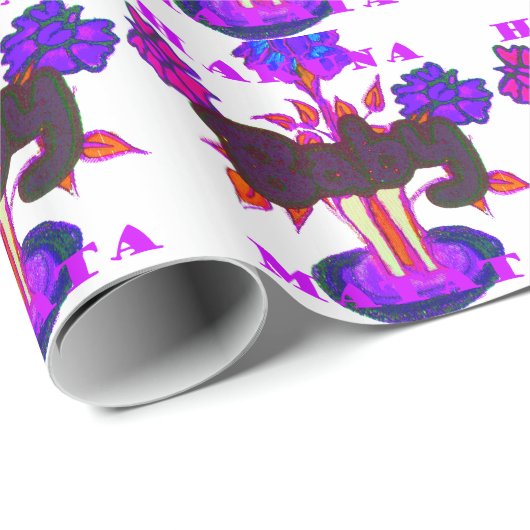 Baby plant Hakuna Matata cadeaus. Cadeaupapier (Rol Hoek)